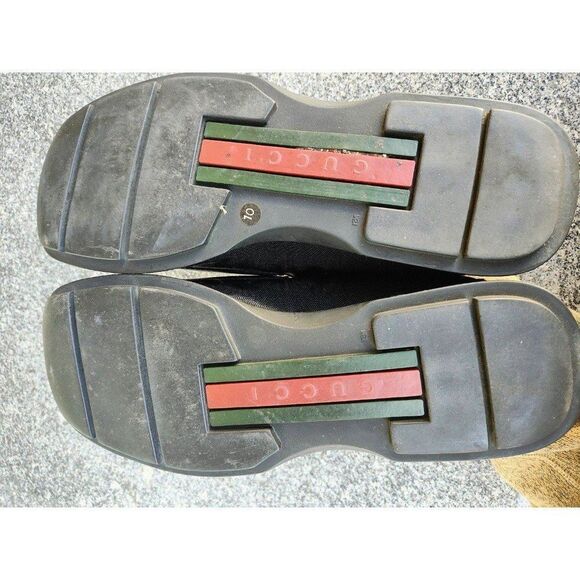 GUCCI Mens Black Patent Leather Classic Loafers / Shoes Sz 10 main image 7